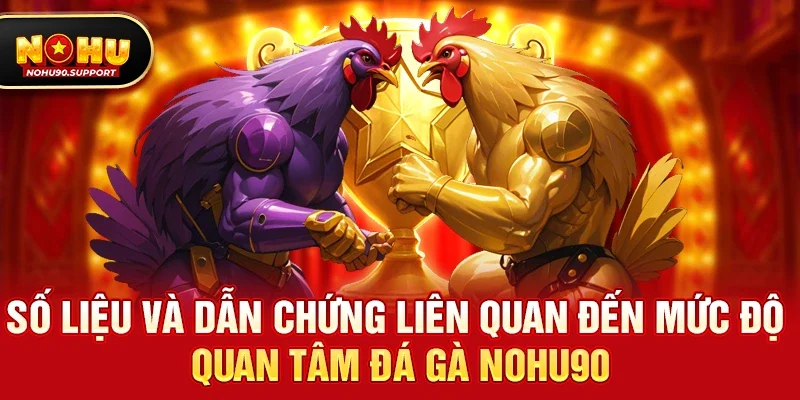 Số liệu và dẫn chứng liên quan đến mức độ quan tâm Đá gà nohu90
